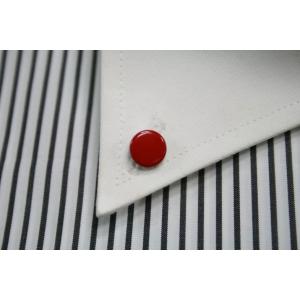 BUTTON DOWN PIERCE 【ボタンダウン　ピアス】レッド