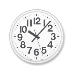 レムノス 掛け時計 ナンバー アナログ 白 ナンバーの時計 (ABS) YK21-12 WH Lemnos 直径29? 厚さ5.4?｜shop-kt-four
