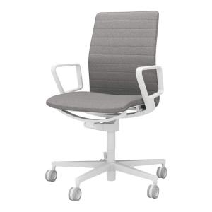 メーカー配送・設置・組立コクヨ ファブレ 椅子 ライトグレー ストライプタイプ デスクチェア 事務椅子 C01-W152CU-WE2E23