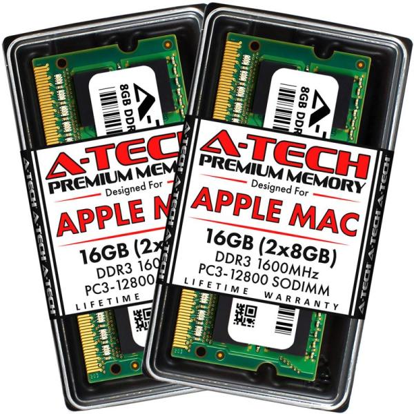 A-Tech 16GB (2x8GB) PC3-12800 DDR3 1600MHz RAM App...