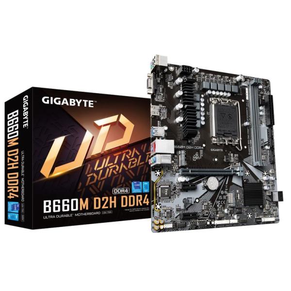 GIGABYTE B660M D2H DDR4 Rev.1.0 マザーボード Micro-ATX I...