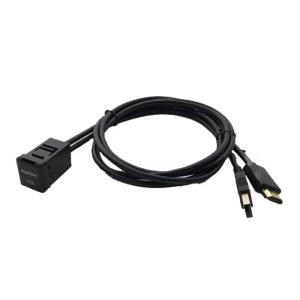 カーステレオアクセサリー アルパインKCU-Y630DAディスプレイオーディオ(アルパイン製)専用トヨタ車小型スイッチパネル用ビルトインUSB/HDMI接続ユニット｜shop-kt-three