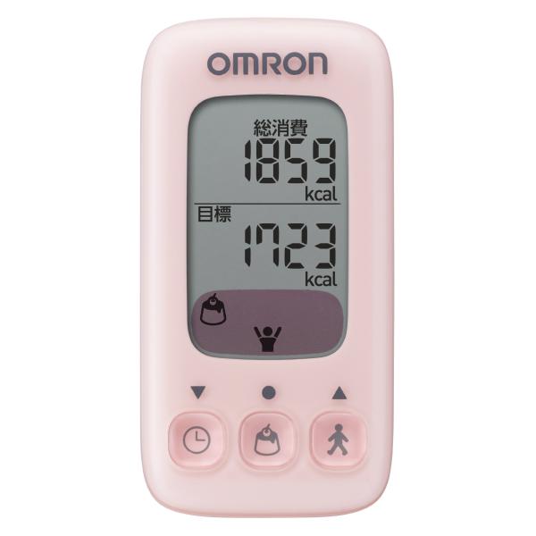 活動量計 ピーチ 健康・フィットネス オムロン(OMRON) カロリスキャン HJA-310-PK