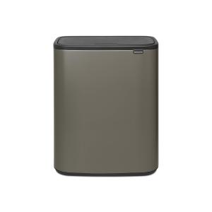 ホーム＆キッチン用品 ブラバンシア(Brabantia) フタ付きゴミ箱 プラチナ 2×30L 2分別 Bo タッチビン 221521｜shop-kt-three