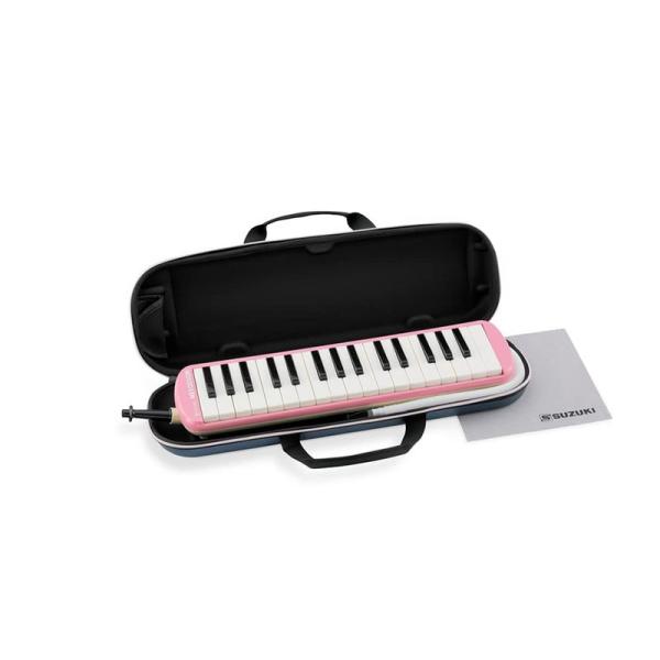楽器 SUZUKI スズキ 鍵盤ハーモニカ メロディオン アルト 32鍵 ピンク FA-32P 軽量...
