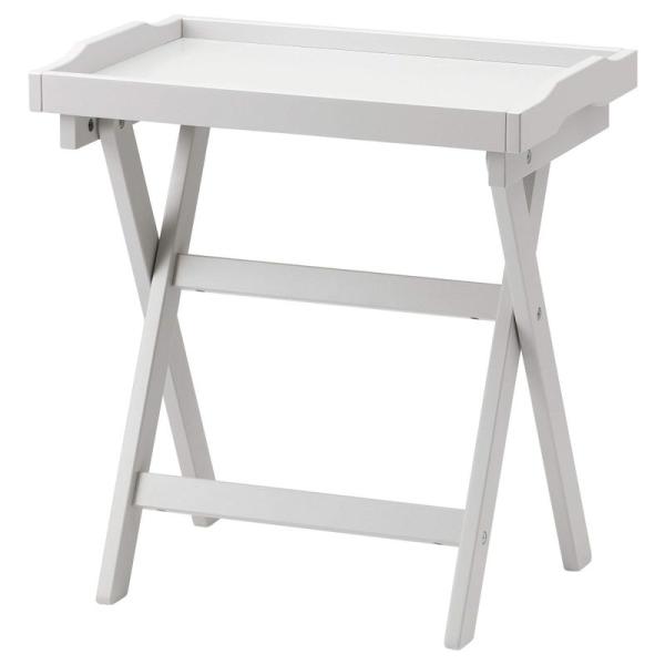 家具 IKEA MARYD トレイテーブル グレー 58x38x58 cm