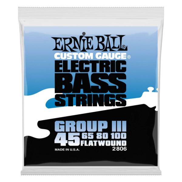 ベース弦 ERNIE BALL 2806 (45-100) FLATWOUND GROUP III ...
