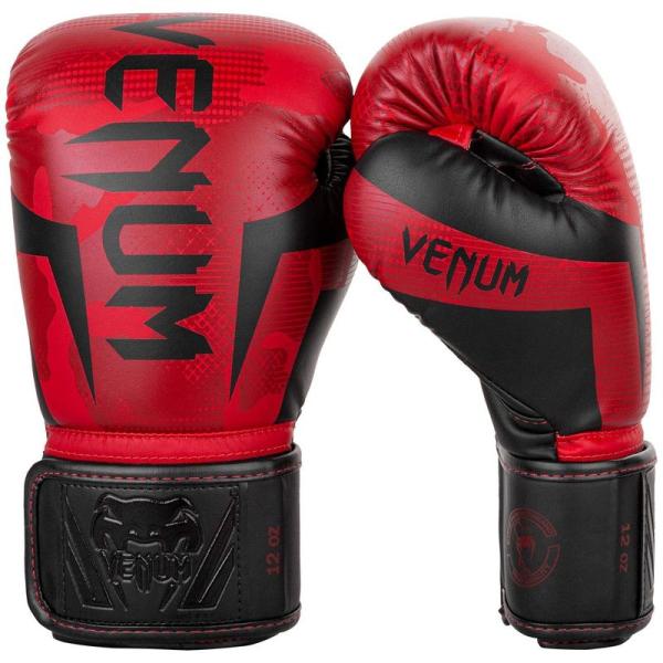 ボクシンググローブ VENUM エリート ボクシング Elite Boxing Gloves レッド...