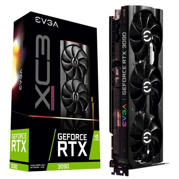 EVGA GeForce RTX 3090 XC3 ウルトラゲーミング 24GB GDDR6X iC...