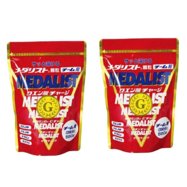 食品 クエン酸メダリスト (チーム用 560g 大袋)x2袋セット iwasaya