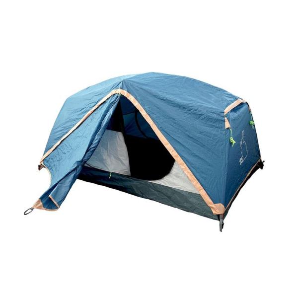 ソロ・デュオ キャンプ 自立式テント 2人用 2層構造 軽量コンパクト 耐水圧3000mm