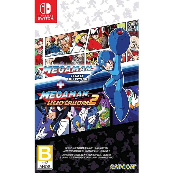 ゲーム Mega Man Legacy Collection 1 + 2 (輸入版:北米) -Swi...