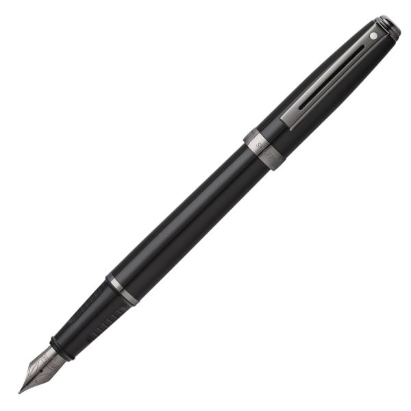 筆記具 SHEAFFER シェーファー 万年筆 M 中字 プレリュード N0914450 グロスブラ...