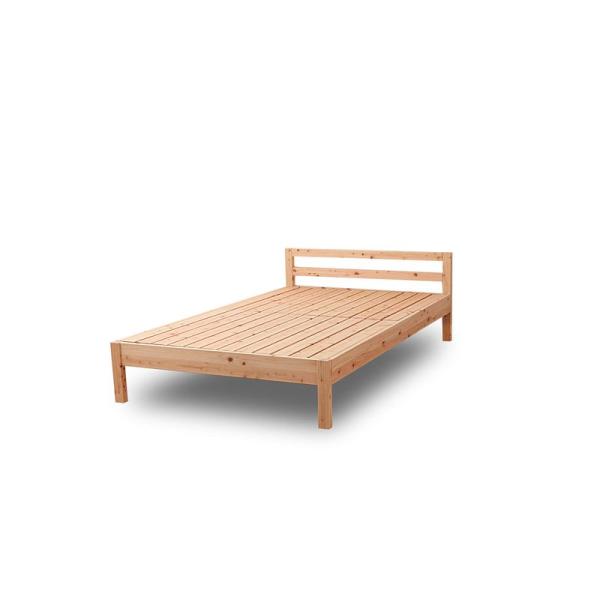 源ベッド 日本製シンプルひのきスノコベッド シングルサイズ 並べて使えるシンプルデザイン 高さ調節可...