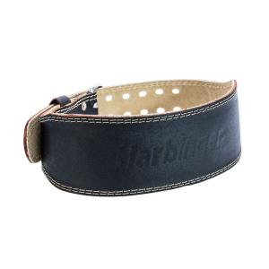 Harbinger 4 Inch Padded Leather Belt Black (XL)（94-107cm）｜shop-kt-three