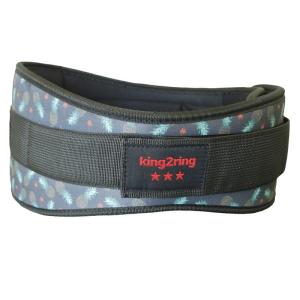 king2ring トレーニングべルト リフティングベルト パワーベルト 9色 4サイズ pk770 (パイナップル, L)｜shop-kt-three