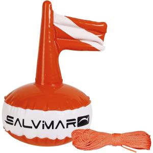 Salvimar (サルビマー) 高視認性 フロート ブイ 18mライン・鉛100g 付属/PVC製素材 / 30cm×37cm スピアフィ｜shop-kt-three