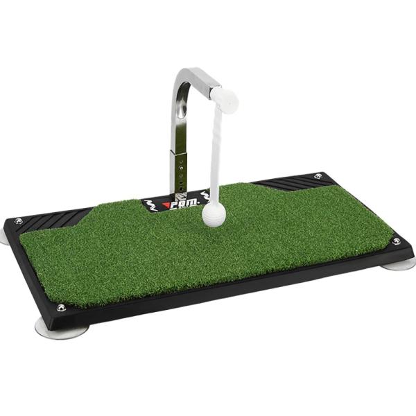 PGMGOLF ゴルフ スイング 練習器具 ゴルフ練習用マット 63CM 大型マット スイング トレ...