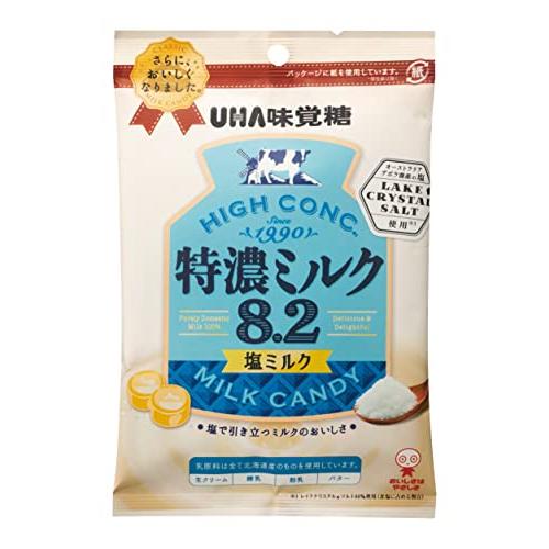 UHA味覚糖 特濃ミルク8.2塩ミルク 75g*6袋