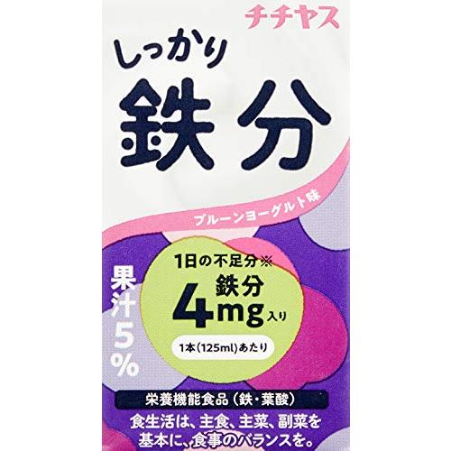 チチヤス しっかり鉄分125ml *12本