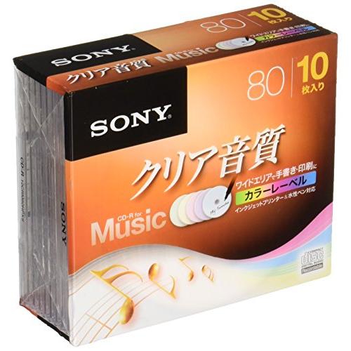 SONY CD-R オーディオ 10枚パック 10CRM80HPXS