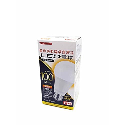 東芝(TOSHIBA) LED電球 100W相当 全方向 電球色 E26口金 1P 密閉器具対応 L...