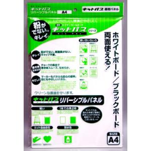 日本理化学 キットパス リバーシブルパネル A4 RPA4-WBK｜shop-kukui