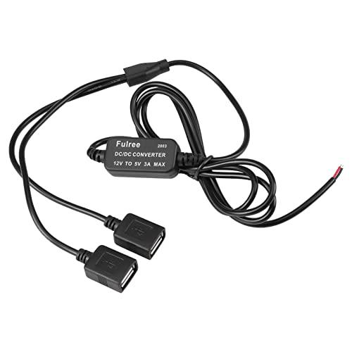 Hilitand USB 降圧 DC-DCコンバータ DC12V から DC5V 3A デュアルUS...