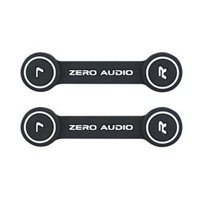 ZERO AUDIO ヘッドホンクリップ ブラック/ホワイト 2個入 ZA-CLP-KW｜shop-kukui
