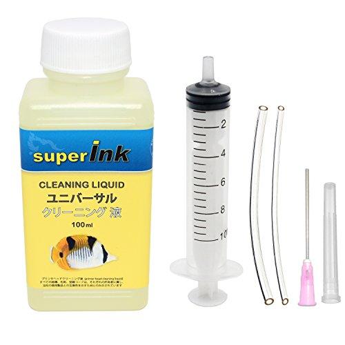 100ml クリーニング液 - superInk ユニバーサル 洗浄液 インクジェットプリントヘッド...