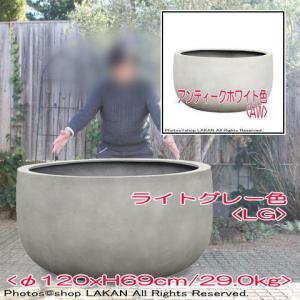 モードライト ボウル φ120cm グラスファイバー樹脂製 碗型植木鉢 / エッシュバッハ社 EB-MB1270