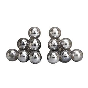 Bookends Decorative Metal Hexagonal Ball Bookends Book Ends for Shel 並行輸入