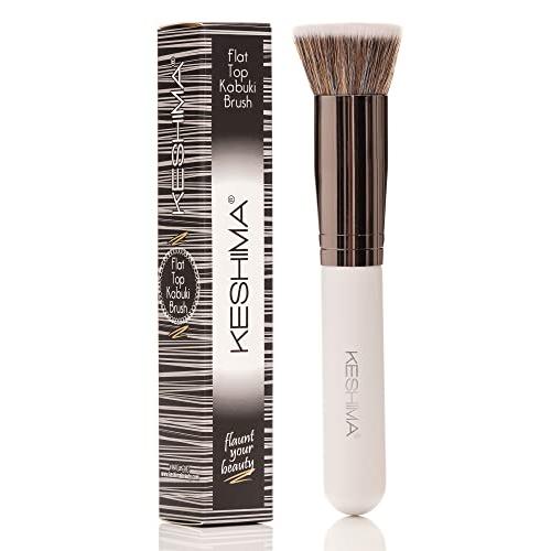 Foundation Brush Flat Top Kabuki By Keshima - Prem...