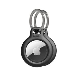 Belkin Apple AirTag セキュアホルダー キーリング付き - 丈夫な傷つきにくいケース オープンフェイス&盛り上がったエ 並行輸入｜shop-lemon