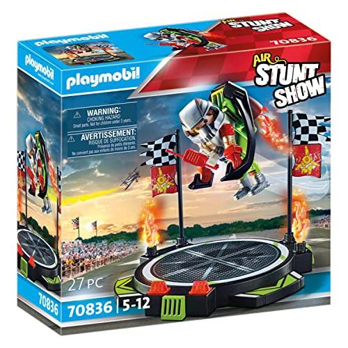 PlayMobil Air Stunt Show Stuntman with Jetpack 並行輸...