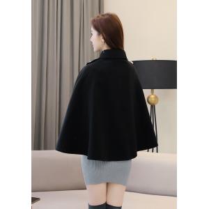 ケープ コート マントコート ミディアム丈 ポ...の詳細画像5