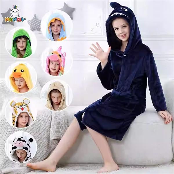 着ぐるみ パジャマ 子供 恐竜 ガウン 110cm 部屋着 ルームウェア 冬 暖かい 着る毛布 暖か...