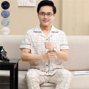 パジャマ メンズ 半袖 綿 夏用 上下セット ナイトウエア