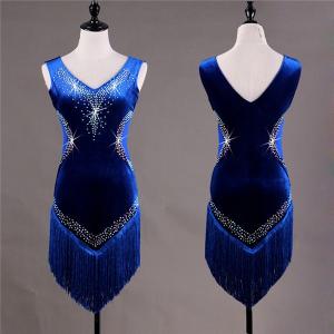 社交ダンス ラテンドレス ラテンダンス衣装 ワンピース 黒 ラテン衣装