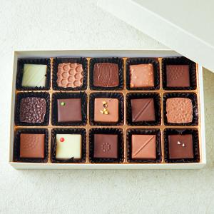 ボンボンショコラ 15種 セット（W） ドイツ製クーベルチュール使用 チョコレート 詰め合わせ ギフト｜shop-marcato