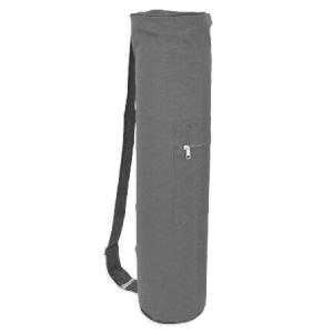YogaAccessoriesコットンファスナー付きヨガマットバッグ ブラック