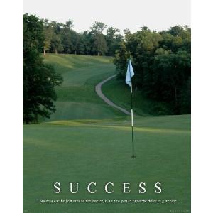 ゴルフMotivationalポスターアート印刷11 x 14クラブ靴ボールドライババッグ壁装飾画像