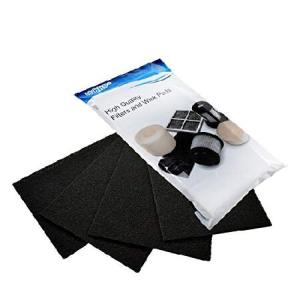 HQRP 4 -パックカーボンフィルタC forホームズhap702 hap706 hap715 hap716 hap725 hap726 hap750 hap756 hap759 Air Purifiers + HQRPコースター