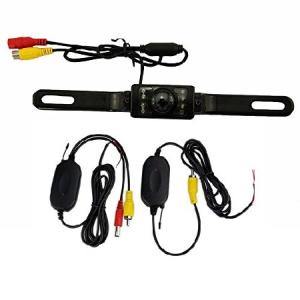 Ezonetronics 2.4Gワイヤレスカーバックアップカメラ 広角HD Easy-Installation 7LEDナイトビジョン防水リアビューバックアップからフィットカメラすべての車HT