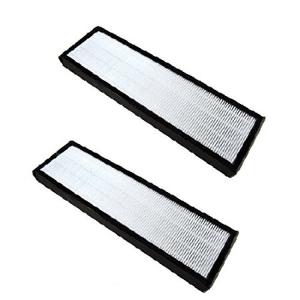 HQRP 2 - Pack True HEPAフィルタfor Oransi Finn空気清浄機/ Air Cleaner交換+ HQRPコースター