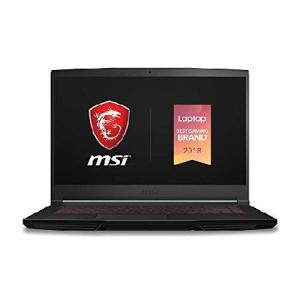 MSI GF63 Thin 9SC-068 15.6" Gaming Laptop, Thin Bezel, Intel Core i5-9300H, NVIDIA GeForce GTX1650, 8GB, 256GB NVMe NVMe SSD