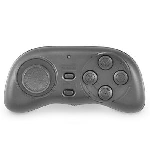 ASHATA Bluetoothゲームパッド ポータブルワイヤレスBluetoothゲームコントローラー ミニゲームパッド ジョイスティックハンドルリモートシャッター Android/iOS