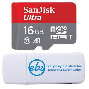SanDisk Ultra 16GB Micro SD Memory Card Works with Wyze Cam Outdoor, Wyze Cam v3 Smart Camera Class 10 U1 UHS-I  Bundle with  E