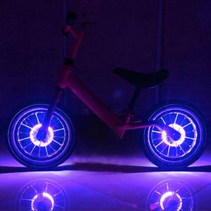 キッズ 子供 自転車 ホイールライト 自転車タイヤ用ライト LEDライト 夜間 事故 防止 ライト 自転車アクセサリー スポークライト USB充電式 明度自動調節｜shop-mirise