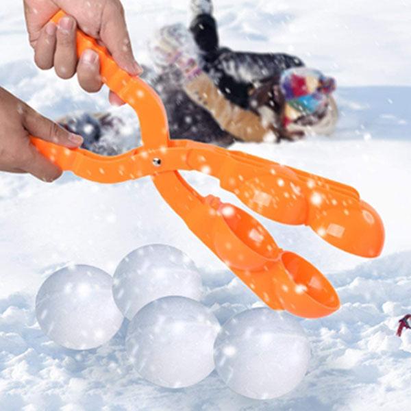 ダブル スノーボールメーカー 雪遊び 雪玉作り器 2個セット 丸形 ゆきだま 雪合戦 おもちゃ 雪玉...
